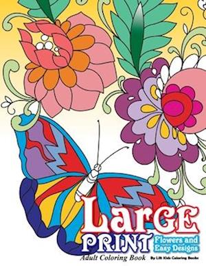 Large Print Adult Coloring Book