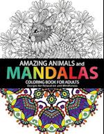 Amazing Animals Mandalas Coloring Books for Adults