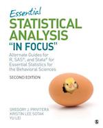 Essential Statistical Analysis "In Focus" : Alternate Guides for R, SAS, and Stata for Essential Statistics for the Behavioral Sciences