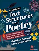 Text Structures From Poetry, Grades 4-12