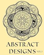 Abstract Designs Adult Coloring Book Colouring 58 Stars Mandalas & Other Designs