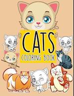 Cats Pattern Doodles; Easy Coloring Book for Kids Toddler, Imagination Learning in School and Home