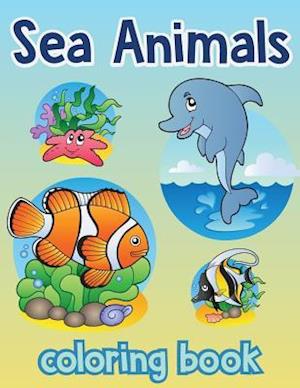 Sea Animal Vol2; Easy Coloring Book for Kids Toddler, Imagination Learning in School and Home