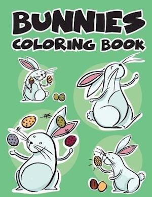 Bunnies Rabbit Easy Coloring Book for Kids Toddler, Imagination Learning in School and Home