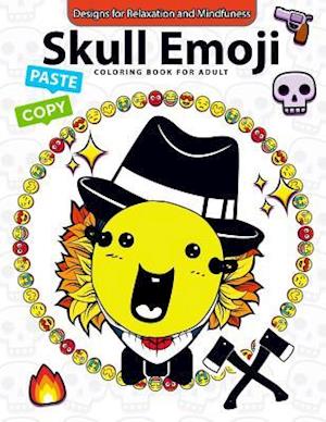 Skull Emoji Coloring Book for Adults