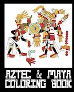 Aztec & Mayan Coloring Book - 26 Designs to Color in - Colouring Book