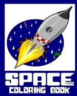 Space Coloring Book - 25 Designs to Color in - Colouring Book