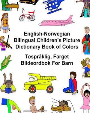 English-Norwegian Bilingual Children's Picture Dictionary Book of Colors Tospråklig, Farget Bildeordbok for Barn
