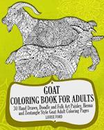 Goat Coloring Book for Adults