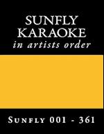 Sunfly Karaoke Discs SF 001 - SF 361