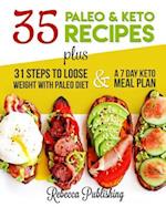 35 Healthy Paleo and Keto Recipes plus 31 Steps to Lose weight with Paleo Diet