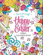 Easter Rabbit Coloring Book