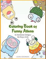 Coloring Book of Funny Aliens