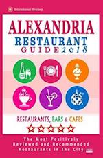 Alexandria Restaurant Guide 2018