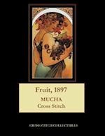 Fruit, 1897: Alphonse Mucha cross stitch pattern 