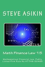 Math Finance Law 15