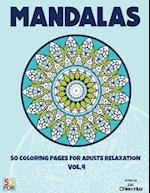 Mandalas 50 Coloring Pages For Adults Relaxation Vol.4