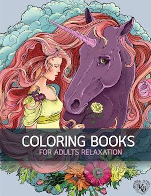 Big Book of Horse Flowers Decorative Adult Coloring Book