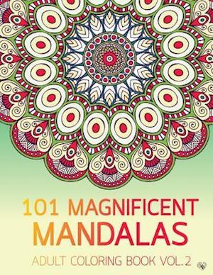 101 Magnificent Mandalas Adult Coloring Book Vol.2