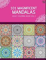 101 Magnificent Mandalas Adult Coloring Book Vol.3
