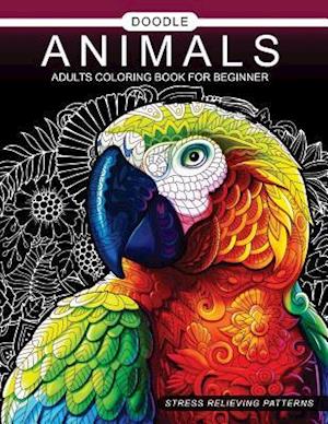 Doodle Animals Adults Coloring Book for Beginner