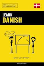 Learn Danish - Quick / Easy / Efficient: 2000 Key Vocabularies 