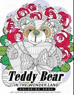 Teddy Bear in the Wonder Land Coloring Book