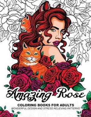 Amazing Rose Coloring Books for Adults