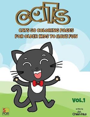 Cats 50 Coloring Pages for Older Kids to Have Fun Vol.1