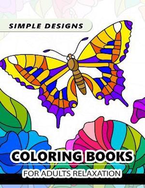 Simple Design Coloring Books for Adults Relaxation