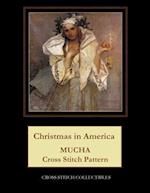 Christmas in America: Mucha cross stitch pattern 