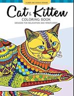 Cat and Kitten Coloring Book