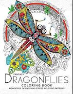 Fantasy Dragonflies Coloring Book for Adult