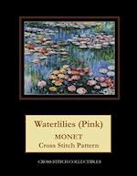 Waterlilies (Pink): Monet cross stitch pattern 