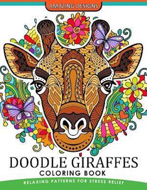 Doodle Giraffes Coloring Book