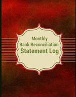 Monthly Bank Reconciliation Statement Log