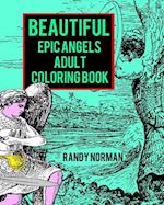 Beautiful Epic Angels Adult Coloring Book