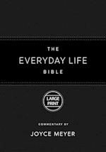 The Everyday Life Bible Large Print Black Leatherluxe(r)