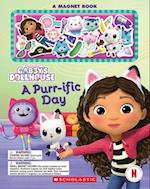 Purr-Ific Day in the Dollhouse (Gabby's Dollhouse Magnet Book)