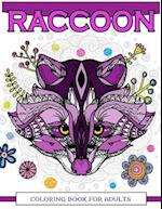Raccoon Coloring Book for Adults