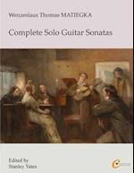 Wenzeslaus Thomas Matiegka: Complete Solo Guitar Sonatas 