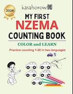 My First Nzema Counting Book: Colour and Learn 