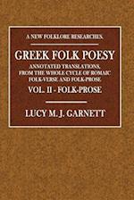 Greek Folk Poesy - Vol. II - Folk-Prose