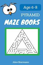 Pyramid Maze Book for Kids Ages 6-8