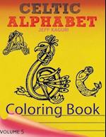 Celtic Letters Alphabet Coloring Book