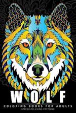 Wolf Coloring Book for Adults: (Perfectly Portable Pages)(On-The-Go! Coloring Book) 