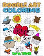 Doodle Art Coloring Book