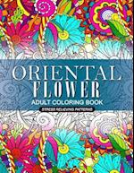 Oriental Flower Adult Coloring Book