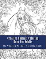 Creative Animals Coloring Book For Adults