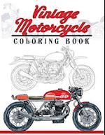 Vintage Motorcycle Coloring Book